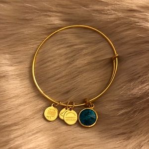 December Birth Month Charm Bangle